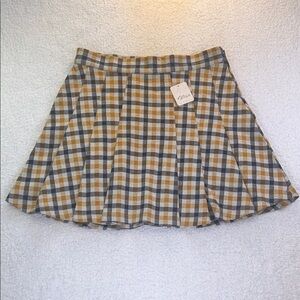 Free People Honey Pleated Skirt NWT Size 10